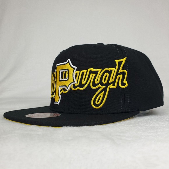 Pittsburgh Pirates Mitchell & Ness MLB Snapback Hat Cap 3D Logo Side Logo NWT - Picture 7 of 8